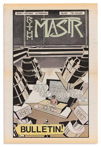 KERRY JAMES MARSHALL (1955 - ) Three issues of Rythm Mastr.